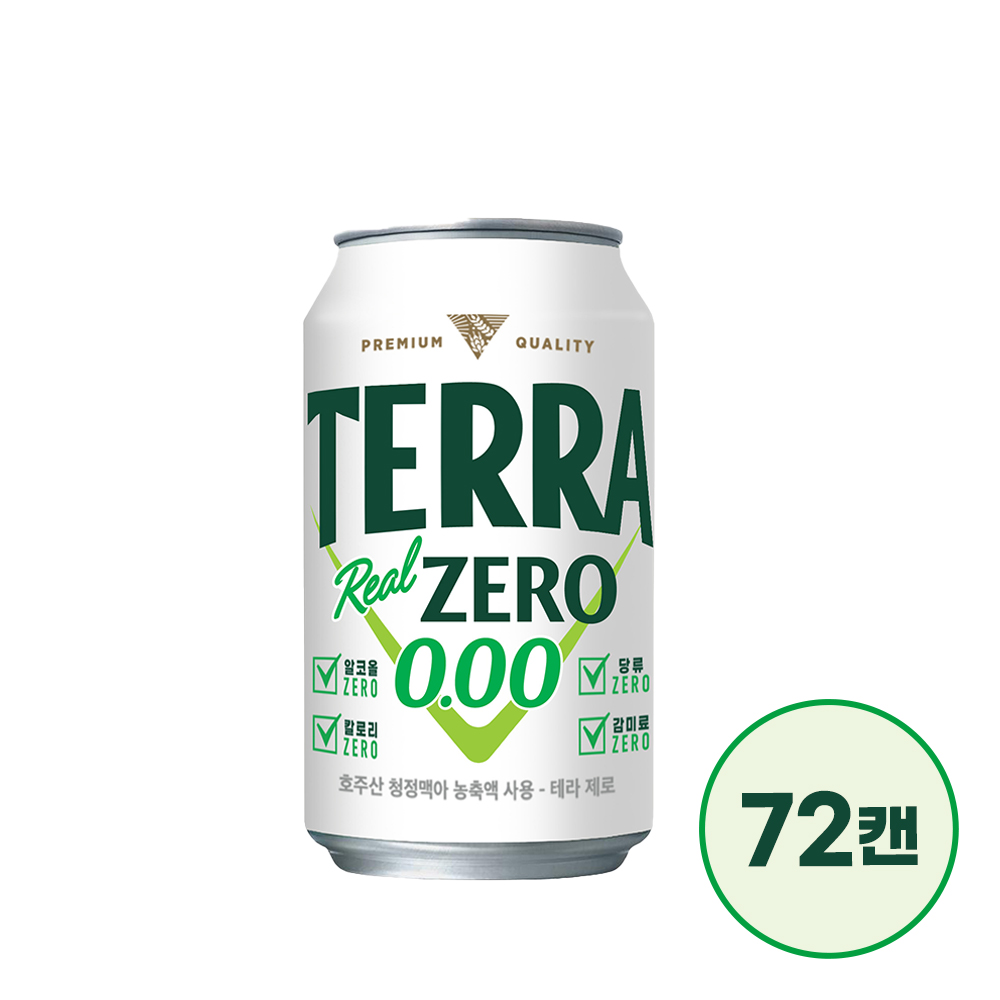 [대용량]테라 제로 350ml 72캔